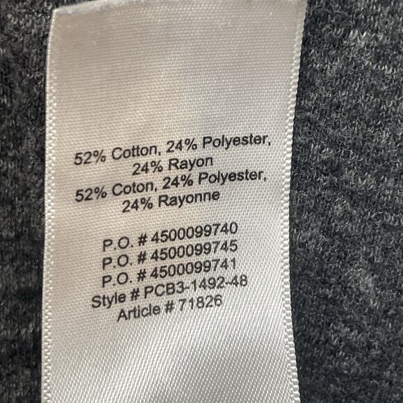 Aritzia Tna Hoodie Womens Medium Gray Crop Pullover Long Sleeve Cotton Blend - Picture 7 of 10